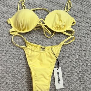 Yellow bikini NWT
